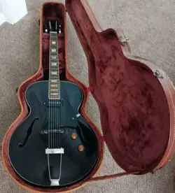 VINTAGE 1950S GIBSON ES-150 ARCHTOP HOLLOWBODY GUITAR W/ HARD SHELL CASE