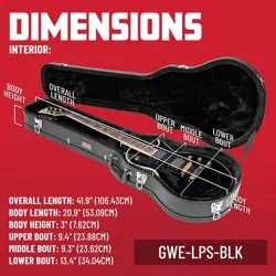 GUITARS GWE-LPS-BLK
