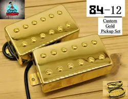 G.M. 84-12 GOLD CUSTOM HUMBUCKER SET FOR GIBSON EPIPHONE®