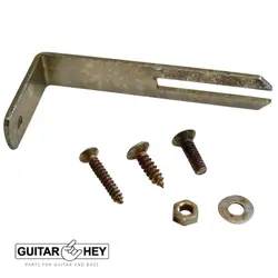 NEW MASTER RELIC PICKGUARD BRACKET SUPPORT FOR GIBSON LES PAUL® - AGED CHROME