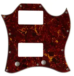 CUSTOM FOR US GIBSON SG STANDARD STYLE GUITAR PICKGUARD,4 PLY RED TORTOISE