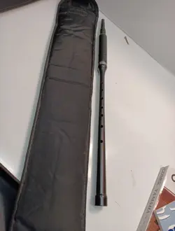 GIBSON LONG POLY PRACTICE CHANTER WITH REED,20.5 LONG,ESTATE FIND 