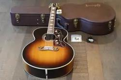 MINTY! GIBSON SJ-200 STANDARD ACOUSTIC/ ELECTRIC JUMBO VINTAGE SUNBURST + OHSC
