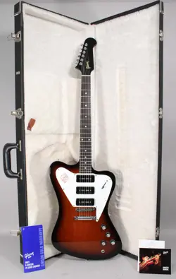 2011 GIBSON FIREBIRD STUDIO NON REVERSE VINTAGE SUNBURST W/OHSC