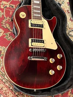 GIBSON MODEL LES PAUL TRADITIONAL PRO V SATIN WINE RED #206530327 *BU296