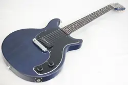 GIBSON LES PAUL JUNIOR TRIBUTE DC BLUE SATIN ELECTRIC GUITAR - USED