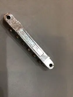 GIBSON ABR-1 BRIDGE PATENT NUMBER DJ MARK MID-1960S VINTAGE CHROME FULL ACO