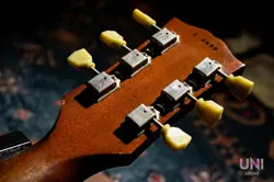 GIBSON CUSTOM SHOP 1957 LES PAUL REISSUE LPR-7 GOLD TOP 1998 - HISTORIC MODEL