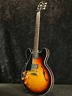 GIBSON CUSTOM SHOP 1959 ES-335 REISSUE LEFT-HANDED VINTAGE BURST USED
