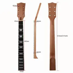  22 FRET DIY ELECTRIC GUITAR NECK FOR GIBSON LES PAUL LP REPLACEMENT MAHOGANY 