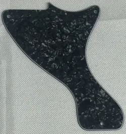 BLACK PEARL 3-PLY FOR FIT GIBSON LP JR.LES PAUL JUNIOR STYLE GUITAR PICKGUARD