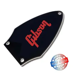 NEW BLACK 3 PLY TRUSS ROD COVER FOR GIBSON FLYING V + RED DECAL MADE IN USA