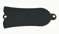 3PCS SINGLE BLACK GUITAR BLANK TRUSS ROD COVER FITS GIBSON LES PAUL LP 