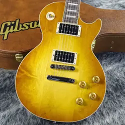 GIBSON SLASH JESSICA LES PAUL STANDARD, HONEY BURST WITH RED BACK