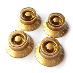 TOP HAT SPEED CONTROL KNOBS – VOLUME TONE FOR GIBSON & EPIPHONE LES PAUL – GOLD
