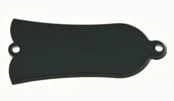 SINGLE BLACK GUITAR BLANK TRUSS ROD COVER FITS GIBSON LES PAUL LP