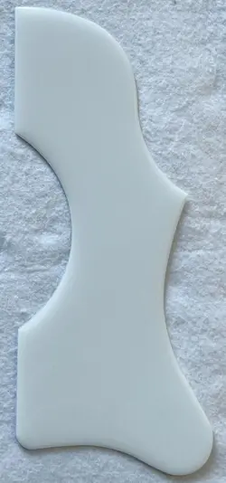FOR GIBSON J45 & J50 ACOUSTIC GUITAR SELF ADHESIVE PICKGUARD,CRYSTAL WHITE