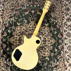 GIBSON 1987 LES PAUL CUSTOM ALPINE WHITE SN 80247587 CONSIGNMENT ITEM SAFE DELIV