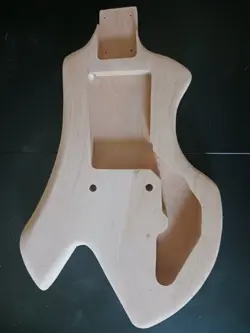  ALDER CORVUS GUITAR BODY PROJECT BOLT  NECK GIBSON STYLE FITS TELECASTER HEEL 