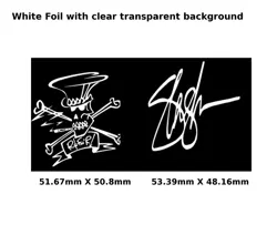 GIBSON SLASH GUITAR DECAL HEAD STOCKS RESTORATION WATER SLIDE LOGO 190W
