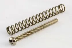 NICKEL HUMBUCKER PICKUP HEIGHT ADJUSTMENT SCREWS FITS GIBSON, DIMARZIO,DUNCAN