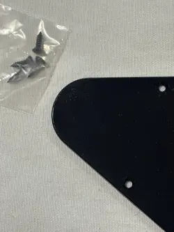 PLATE BLACK W/