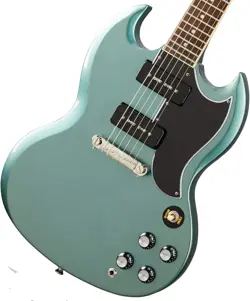 EPIHONE/INSPIRED BY GIBSON SG SPECIAL P-90 FADED PELHAM BLUE GUITAR WITH GIG BAG