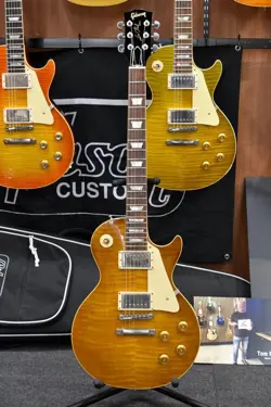 GIBSON CUSTOM SHOP JAPAN LTD HISTORIC SELECT 1958 LES PAUL STD LIGHT FIGURED SAF