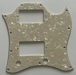 FOR FIT US GIBSON SG STANDARD STYLE FULL FACE GUITAR PICKGUARD IVORY WHITE PEARL