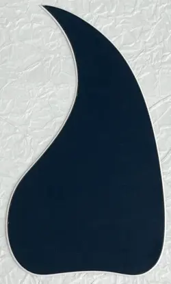 NEW GREAT - FOR FIT GIBSON J-45 STYLE GUITAR PICKGUARD ADHESIVE BACK 2 PLY BLACK