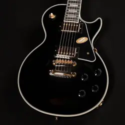 EPIPHONE INSPIRED BY GIBSON LES PAUL CUSTOM EBONY S N:24091525386