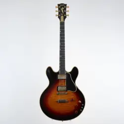 USED 1979 GIBSON ES-ARTIST FIREBURST MODIFIED TO PASSIVE 4.1KG W/GB