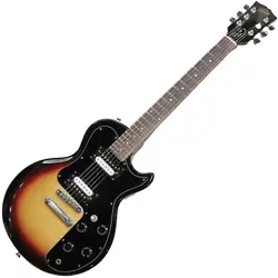 [GIBSON] SONEX-180 DELUXE '82 FIRE BURST JAPAN USED WITH HARD CASE FROM JAPAN