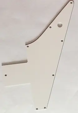 GUITAR PICKGUARD FOR GIBSON EXPLORER 76 REISSUE.3-PLY WHITE