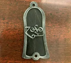 GUITAR TRUSS ROD COVER - ZOSO LED ZEPPELIN FOR GIBSON USA - CUSTOM PLASTIC 3D 