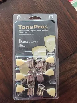 KLUSON TONE PROS SYSTEM II SERIES DELUXE GIBSON LES PAUL - ES - SG TUNERS NEW
