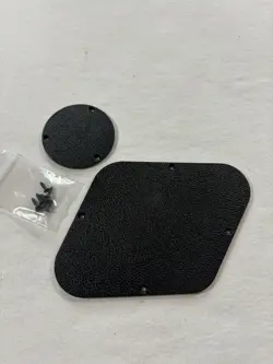2019 GIBSON LES PAUL TRIBUTE CAVITY COVER PLATES BLACK TEXTURED W/ HW