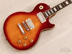 2002 GIBSON LES PAUL STANDARD PLUS AAA FLAME TOP CHERRY SUNBURST W/ CASE