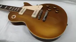 GIBSON LES PAUL MODEL LPS5 GOLD TOP W/HARD CASE ELECTRIC GUITAR USED FROM JAPAN