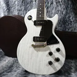 GIBSON CUSTOM SHOP 1957 LES PAUL SPECIAL SINGLE CUT VOS TV WHITE #QP8L22
