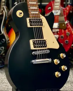GIBSON LES PAUL STUDIO FADED 2016 USED SATIN EBONY W/GIG CASE