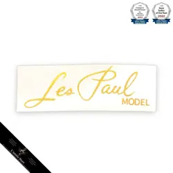 GIBSON LES PAUL MODEL REPAIR LOGO DECAL WATER PASTE TYPE MODELS LIKE SINCE 90'S