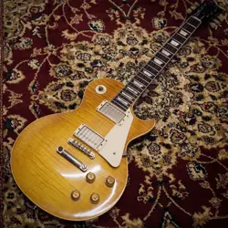 GIBSON HC 1958 LES PAUL REISSUE VOS HAND SELECTED LPR-8 LEMON BURST USA 2013