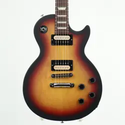 GIBSON USA LPM 2014 FIRE BURST USED MAHOGANY BODY MAPLE NECK W/SOFT CASE