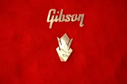 GIBSON1950S LES PAUL BOWTIE BANJO LOGO KEYSTONE SOLID MOTHER OF PEARL INLAY SET