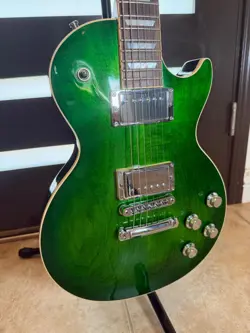 GIBSON LES PAUL CLASSIC HP HIGH PERFORMANCE 2017 - GREEN OCEAN BURST - USED/MINT