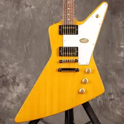EPIPHONE/INSPIRED BY GIBSON CUSTOM 1958 KORINA EXPLORER AGED NATURAL W/HARD CASE