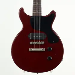GIBSON LES PAUL JUNIOR DOUBLE CUTAWAY CHERRY USED ELECTRIC GUITAR  1987