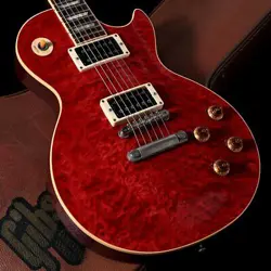 GIBSON CUSTOM SHOP 1959 LES PAUL STANDARD REISSUE QUIT TOP TRANS RED MADE IN 199