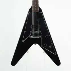 USED  GIBSON USA   FLYING V MOD EBONY